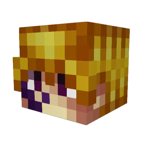 ImAleee57 Minecraft avatar head, 3D render