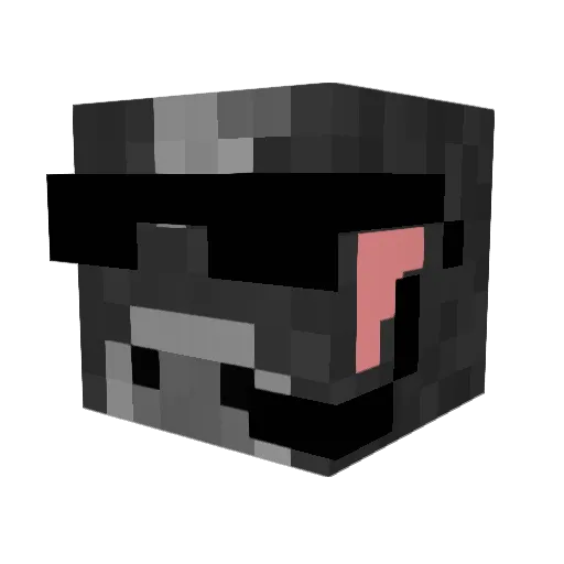 ImAngeel_ Minecraft avatar head, 3D render