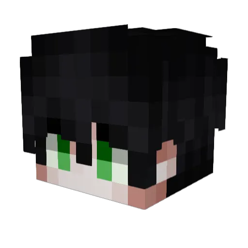 ImAnthony_ Minecraft avatar head, 3D render