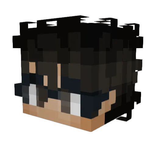 ImArZene Minecraft avatar head, 3D render
