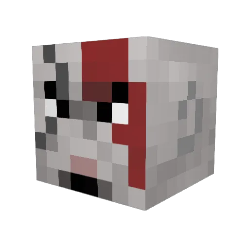 ImAwaiting Minecraft avatar head, 3D render