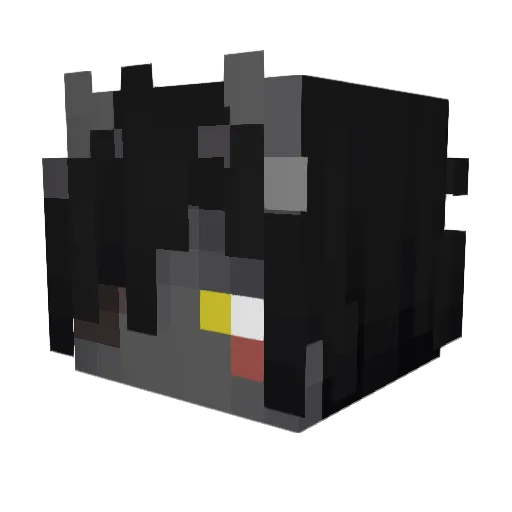 ImBadArt Minecraft avatar head, 3D render