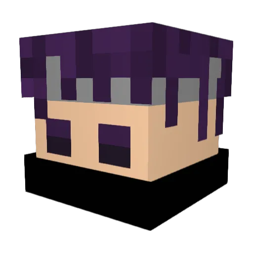 ImBadeed Minecraft avatar head, 3D render