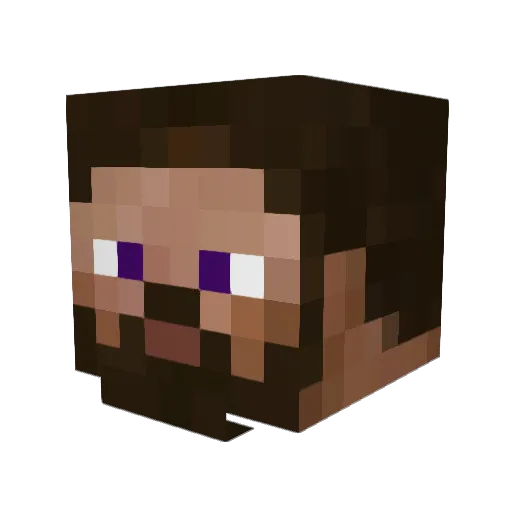 ImBamBamjr Minecraft avatar head, 3D render