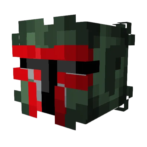 ImBarnard Minecraft avatar head, 3D render
