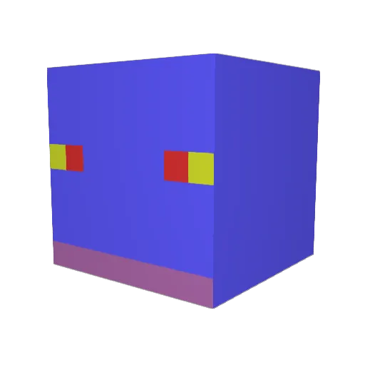 ImBigFan_AESK Minecraft avatar head, 3D render