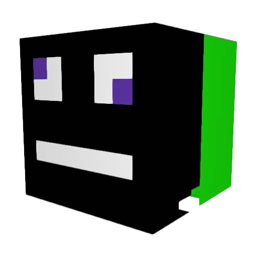 ImBiggerMike Minecraft avatar head, 3D render