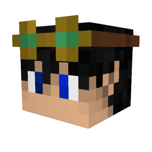 ImBlaz Minecraft avatar head, 3D render