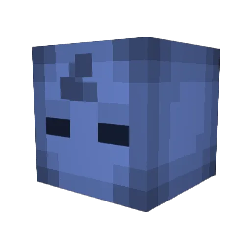 ImBlueMoonMc Minecraft avatar head, 3D render