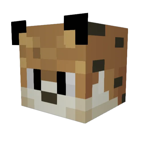 ImBoshaft Minecraft avatar head, 3D render