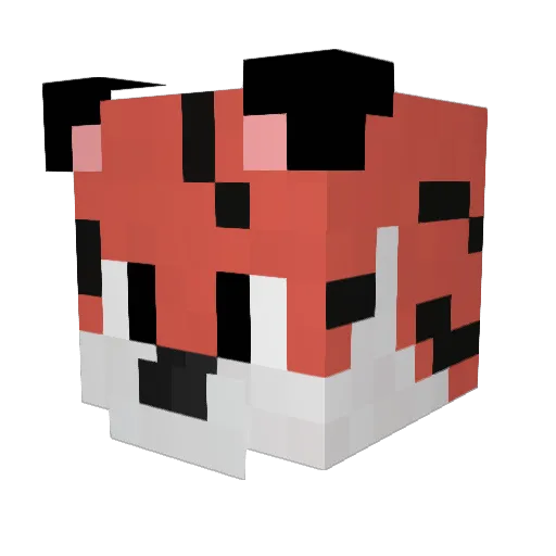 ImBouncy Minecraft avatar head, 3D render