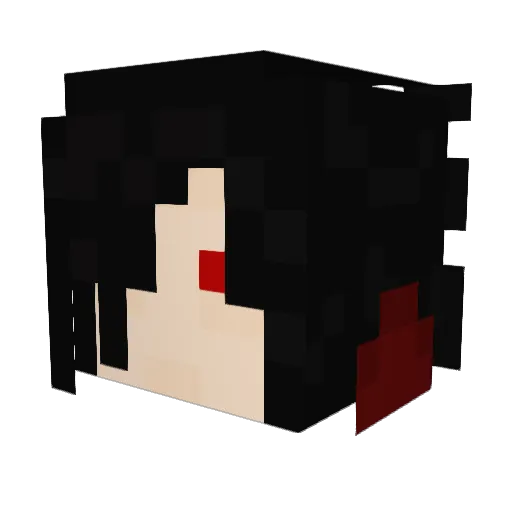 ImCaliGula Minecraft avatar head, 3D render
