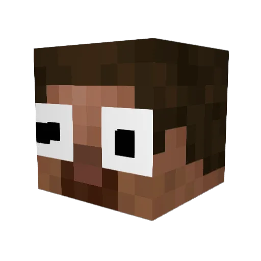 ImCalledColl Minecraft avatar head, 3D render