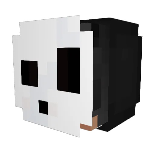 ImCarloo Minecraft avatar head, 3D render