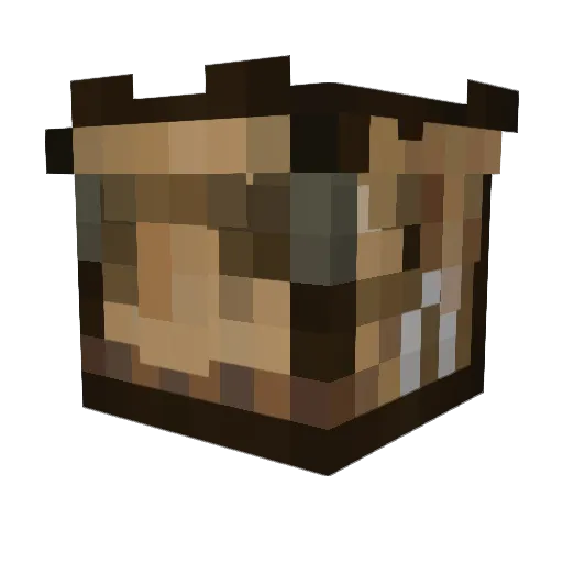 ImCass Minecraft avatar head, 3D render