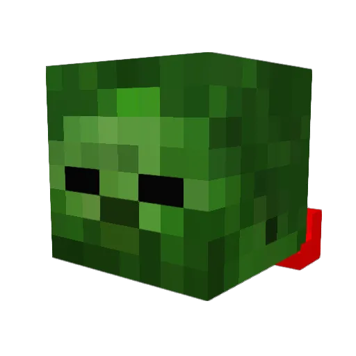 ImCastro Minecraft avatar head, 3D render
