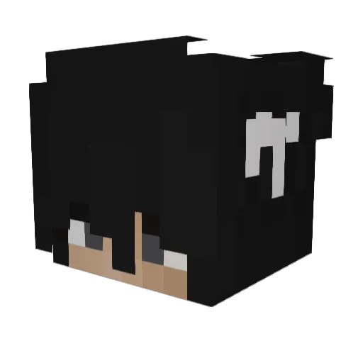 ImCelinaa Minecraft avatar head, 3D render