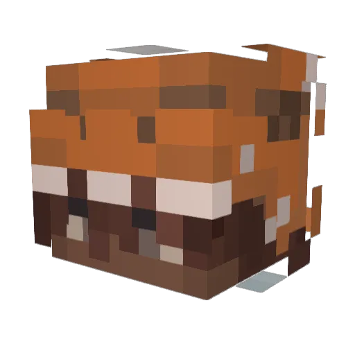ImCharz Minecraft avatar head, 3D render