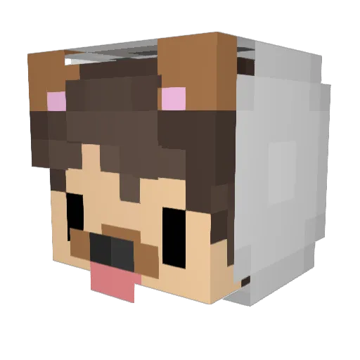 ImCheatingIs Minecraft avatar head, 3D render
