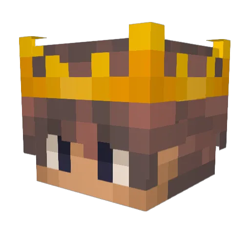 ImChromatic Minecraft avatar head, 3D render