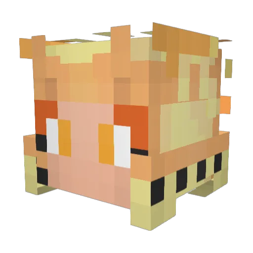 ImChubi Minecraft avatar head, 3D render