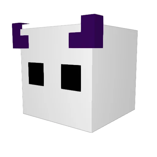 ImCloudzy Minecraft avatar head, 3D render