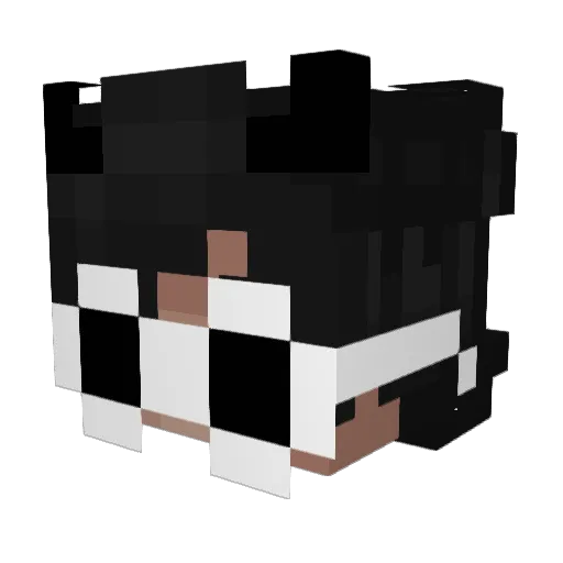 ImClout Minecraft avatar head, 3D render