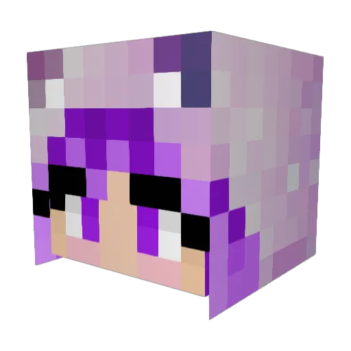 ImCon_ Minecraft avatar head, 3D render