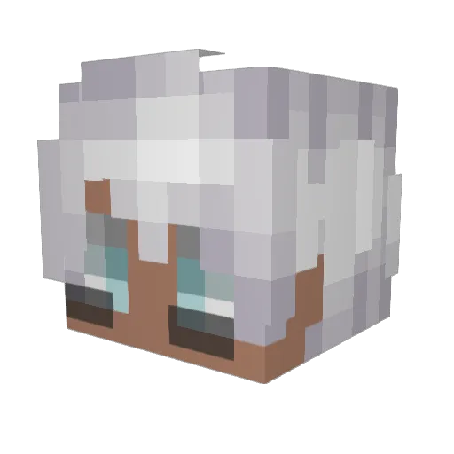 ImConri Minecraft avatar head, 3D render