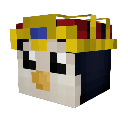 ImCookieBro Minecraft avatar head, 3D render