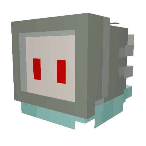 ImCopter Minecraft avatar head, 3D render