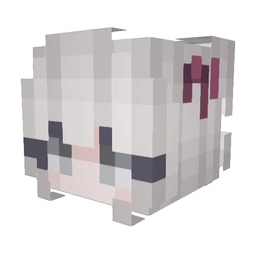 ImCosmoXD Minecraft avatar head, 3D render