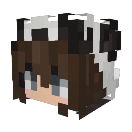 ImCrisMC Minecraft avatar head, 3D render