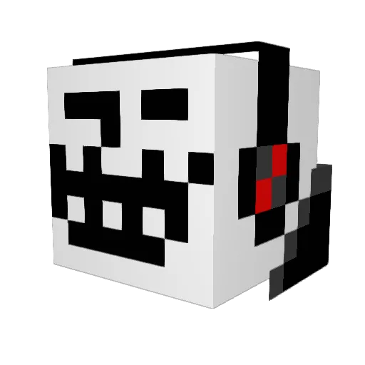 ImCrxZy Minecraft avatar head, 3D render