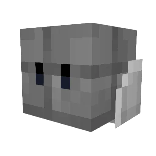 ImDaGMan Minecraft avatar head, 3D render