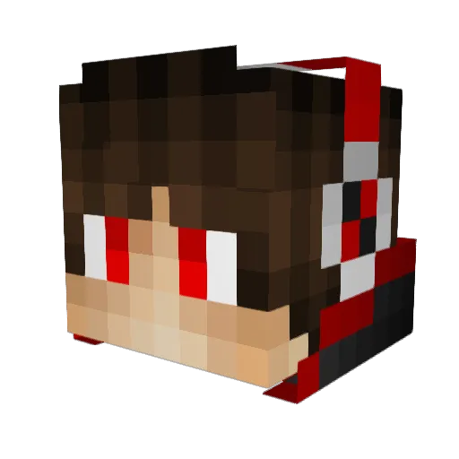 ImDaMinh Minecraft avatar head, 3D render