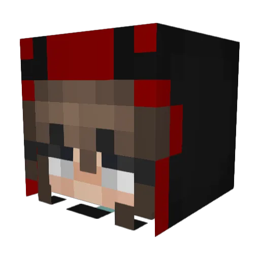 ImDead1529 Minecraft avatar head, 3D render