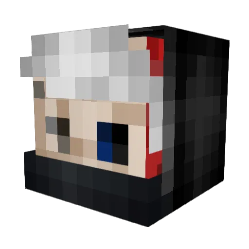 ImDeezy Minecraft avatar head, 3D render