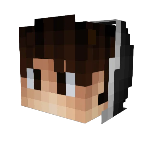 ImDemonLagend Minecraft avatar head, 3D render