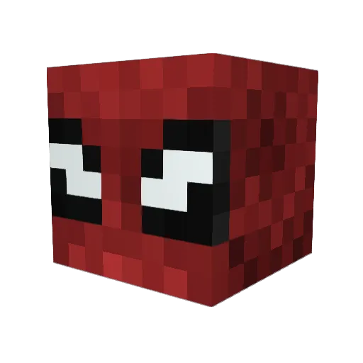 ImDevon Minecraft avatar head, 3D render