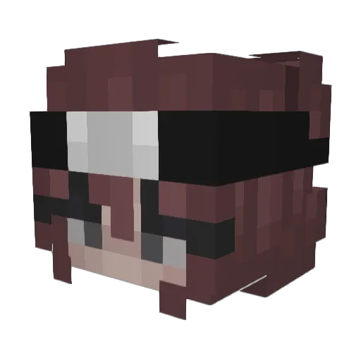 ImDieby Minecraft avatar head, 3D render