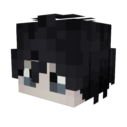 ImDire Minecraft avatar head, 3D render
