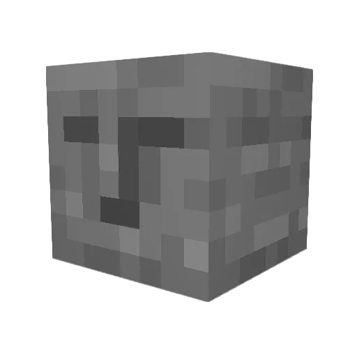 ImDolos Minecraft avatar head, 3D render