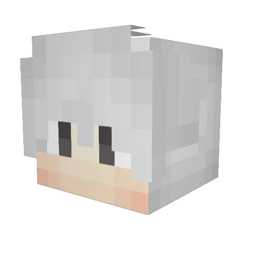 ImDxme_ Minecraft avatar head, 3D render