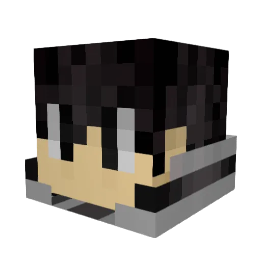 ImDyingg_ Minecraft avatar head, 3D render