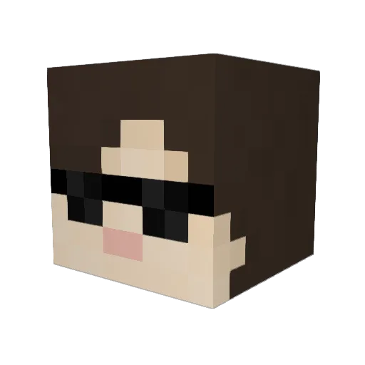 ImEdandImbishh_ Minecraft avatar head, 3D render