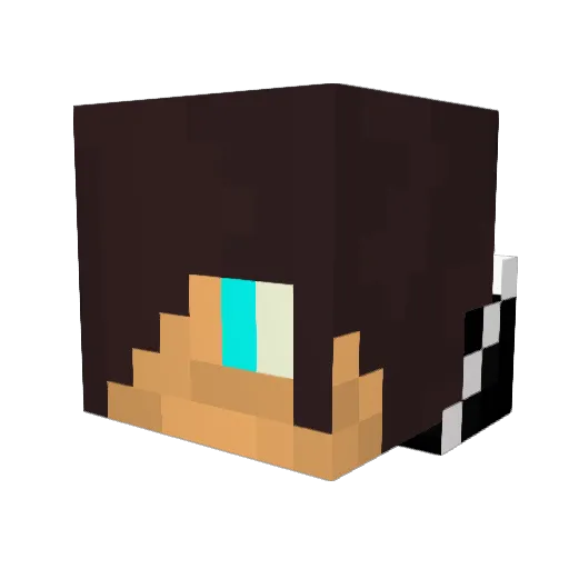ImEliteWar Minecraft avatar head, 3D render