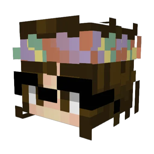 ImEm05 Minecraft avatar head, 3D render