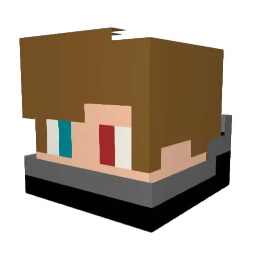 ImEnder_RO Minecraft avatar head, 3D render