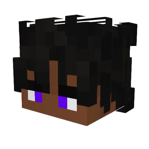 ImEscanor Minecraft avatar head, 3D render